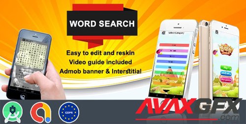 CodeCanyon - Word Search (Admob + GDPR + Android Studio) (Update: 26 August 20) - 26912003