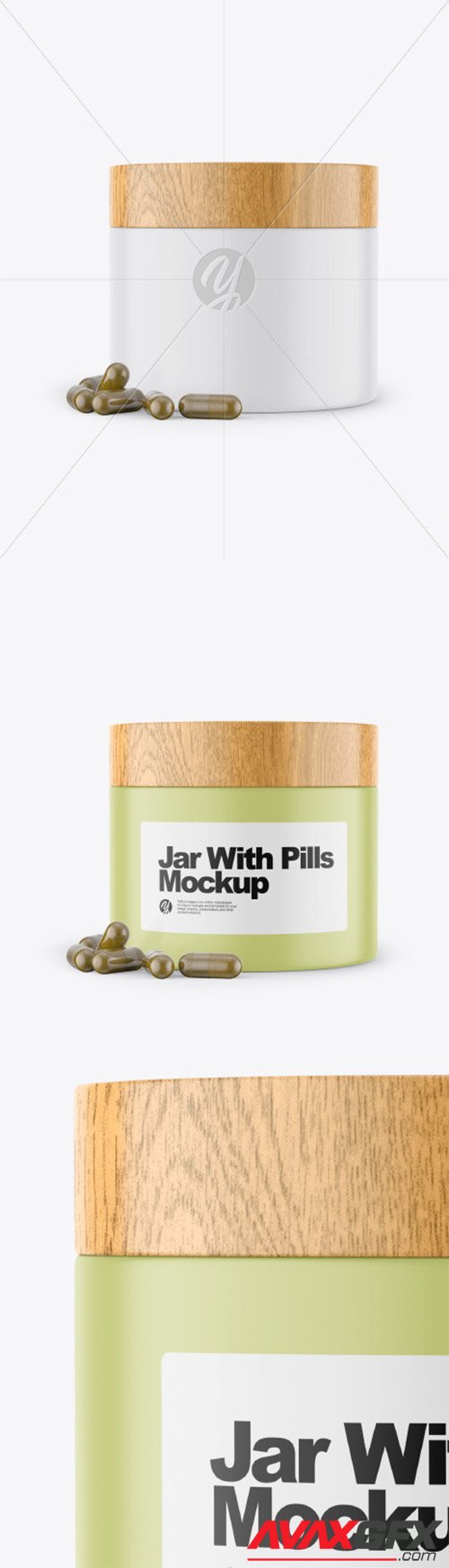 Jar With Pills Mockup 52274