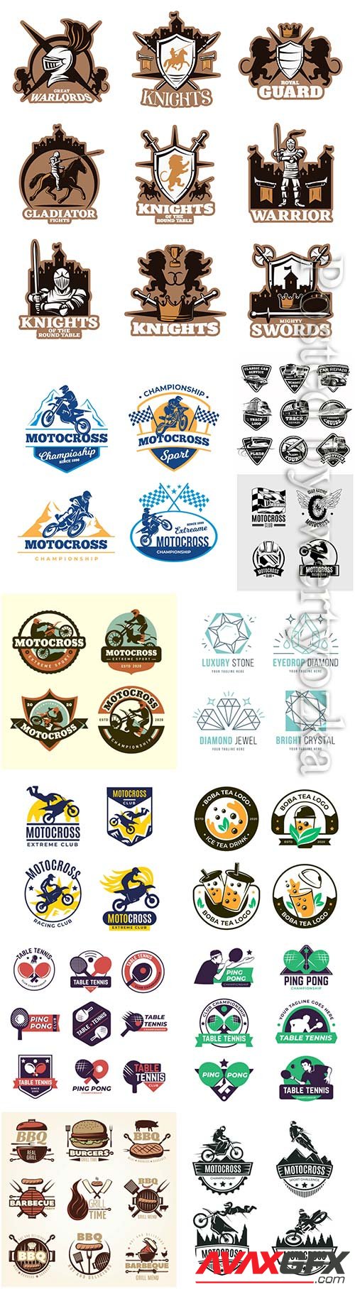 Logos in vector