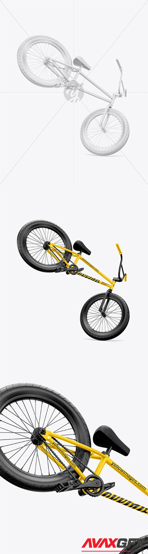 BMX Bicycle Mockup - Right Side View 65230