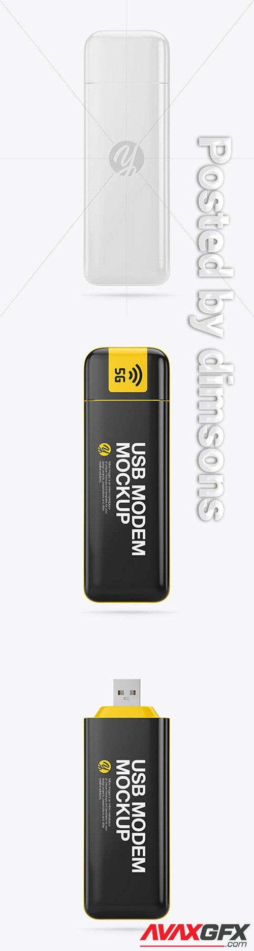 USB Modem Mockup 63728