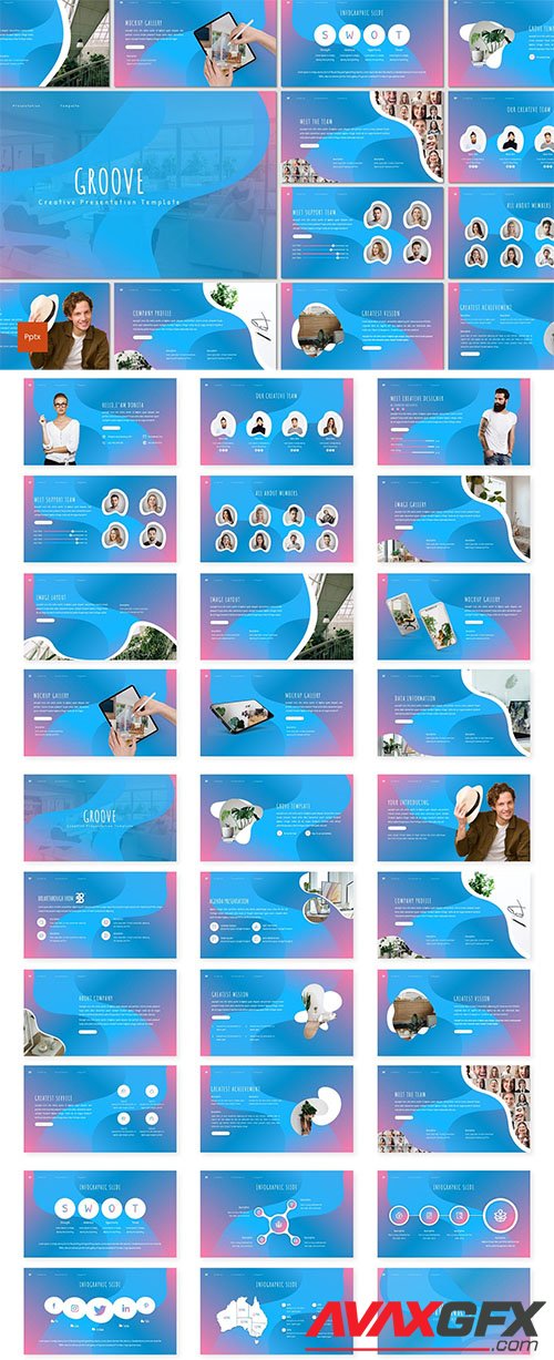 Groove - Creative Powerpoint Template