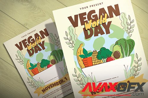 World Vegan Day - Flyer Template