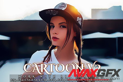 Cartoon Painting Photoshop Actions