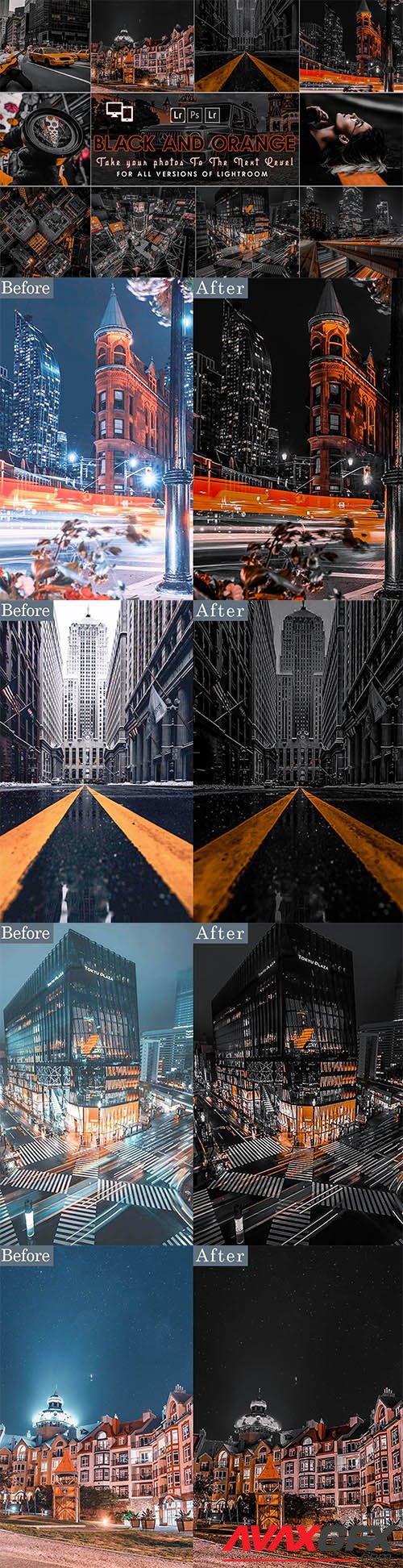 Urban Black AND Orange Presets