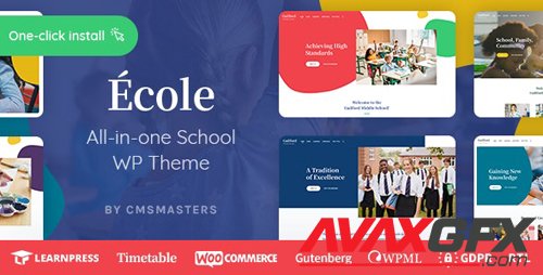 ThemeForest - Ecole v1.0.1 - Education & School WordPress Theme - 25042411