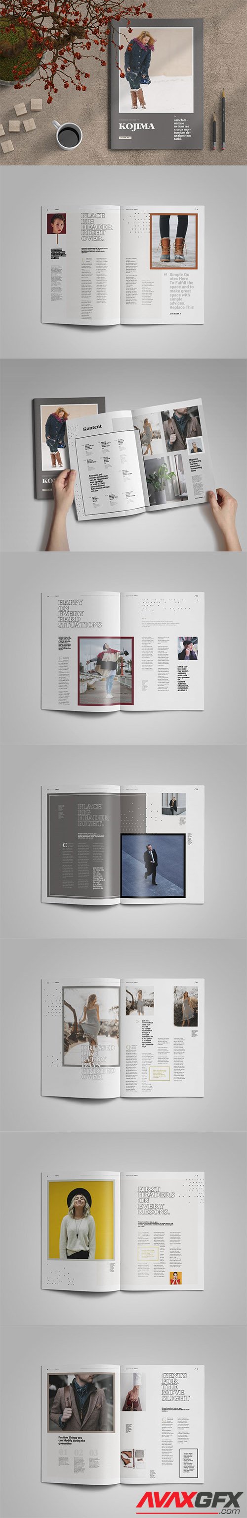 Kojima | Magazine Template | Indesign Templates