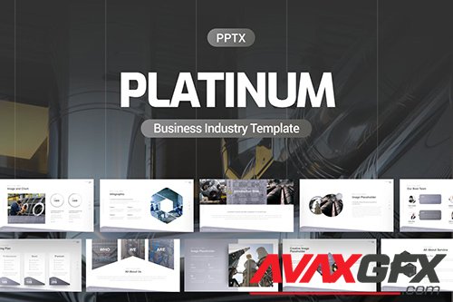 Platinum Business Industry Powerpoint Template