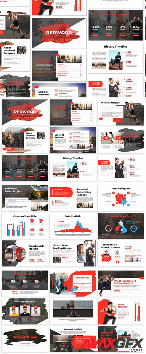 Redwood - Business Template Prensentation