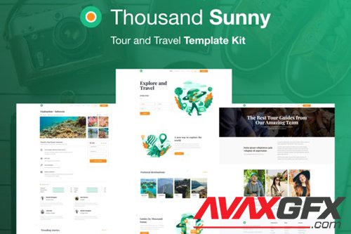 ThemeForest - Thousand Sunny v1.0 - Travel Elementor Kit - 28339977