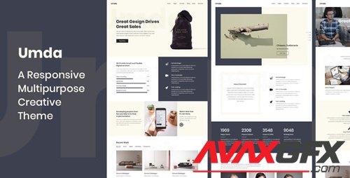 ThemeForest - Umda v1.0.8 - Responsive Multipurpose Creative Theme - 22307323