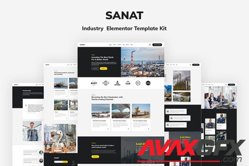 ThemeForest - Sanat v1.0 - Industry Elementor Template Kit - 28705823