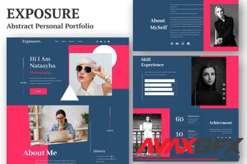 ThemeForest - Exposure v1.0 - Personal Portfolio Elementor Template Kit - 28587756