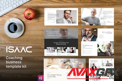 ThemeForest - Isaac v1.0 - Business Coaching Elementor Template Kit (Update: 2 October 20) - 28753773