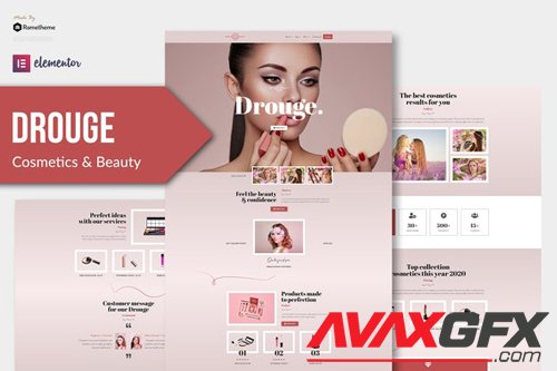 ThemeForest - Drouge v1.0 - Cosmetic Elementor Template Kit - 28726379