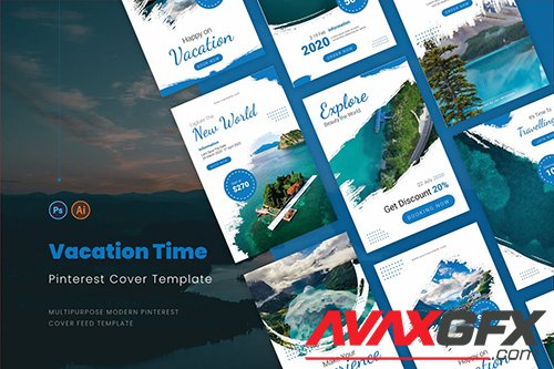 Vacation Time Pinterest Cover