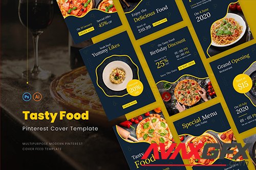 Tasty Food Pinterest Cover