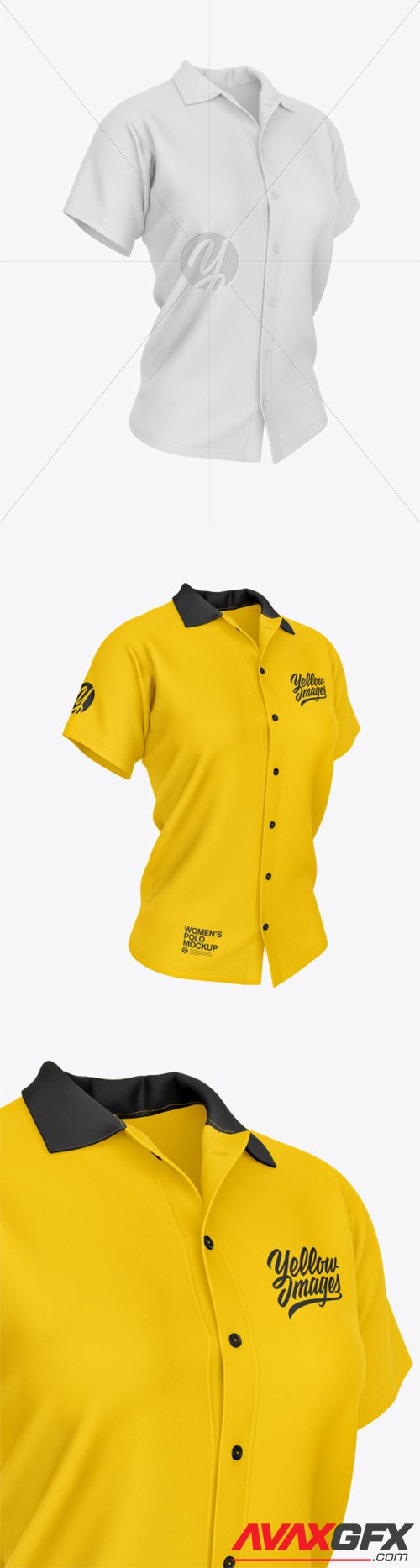 Women's Polo Shirt Mockup 56122