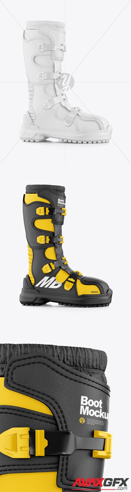 Motocross Boot Mockup 56631