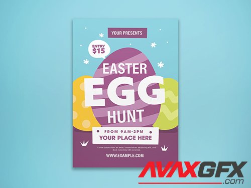 Easter Egg Hunt Flyer Layout 331503093