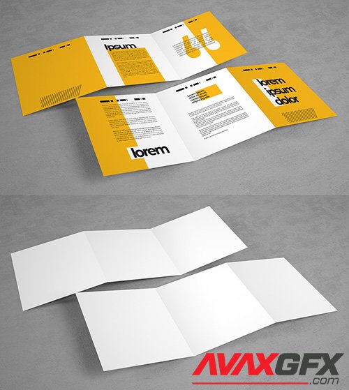 2 Trifold Brouchures Mockup 331522491