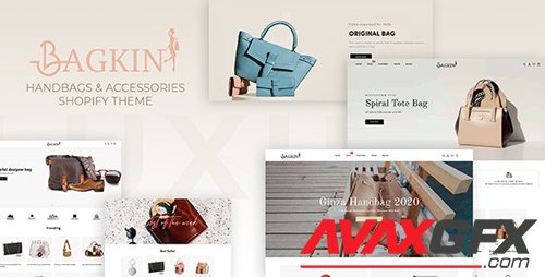 ThemeForest - Bagkin v1.0.0 - Handbags & Shopping Clothes Responsive Shopify Theme - 28192887