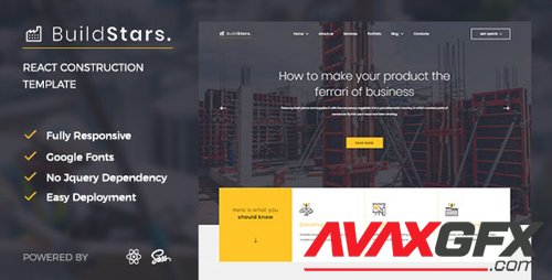 ThemeForest - BuildStars v1.0 - React Construction Template - 26422913