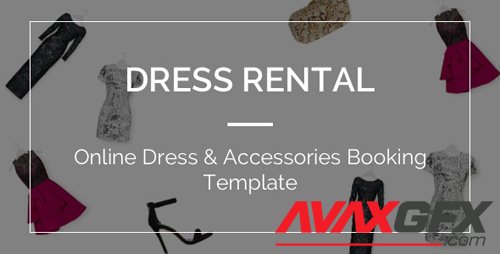 ThemeForest - DressRental v1.0 - Online Dress Accessories Booking Template - 19650411