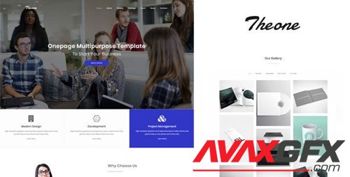 ThemeForest - Theone v1.0 - Onepage Multiporpose Template - 20847354