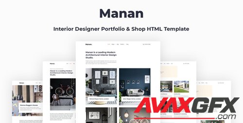 ThemeForest - Manan v1.0 - Interior Designer HTML Template - 28739121