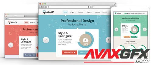 RocketTheme - Acacia v1.14 - Joomla Theme (Update: 27 August 2020)