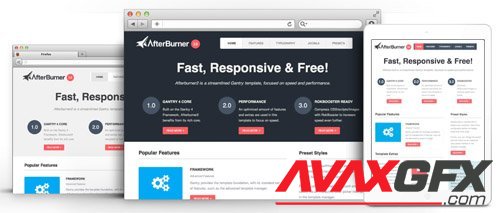 RocketTheme - Afterburner2 v1.8 - Joomla Theme (Update: 1 April 2020)