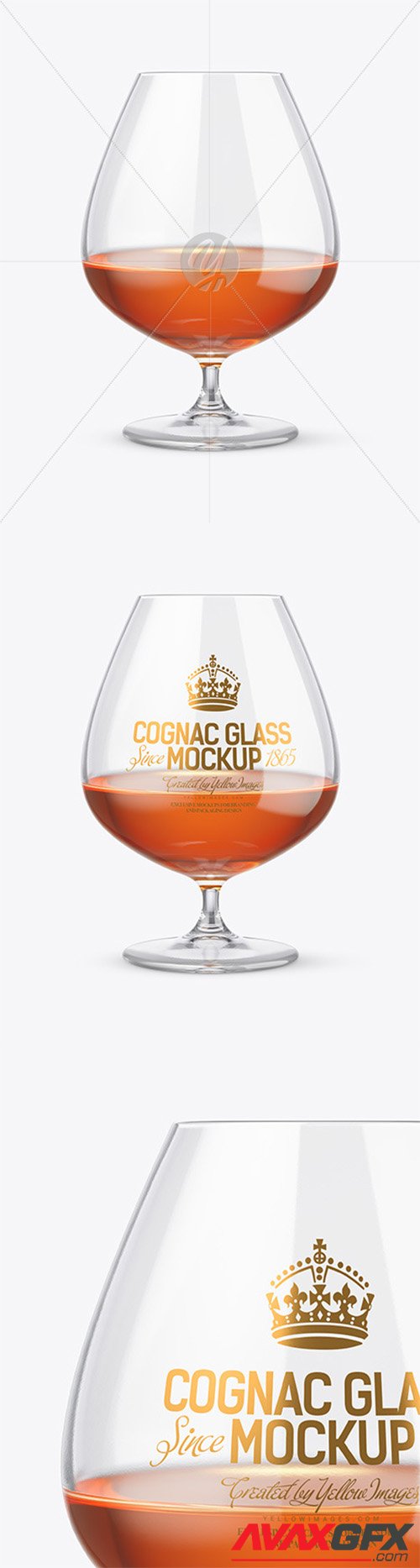 Cognac Glass Mockup 52677