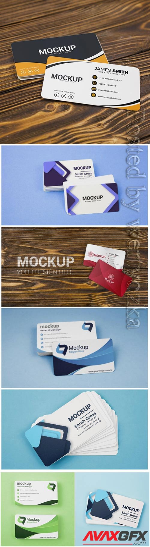 Business cards mock-up