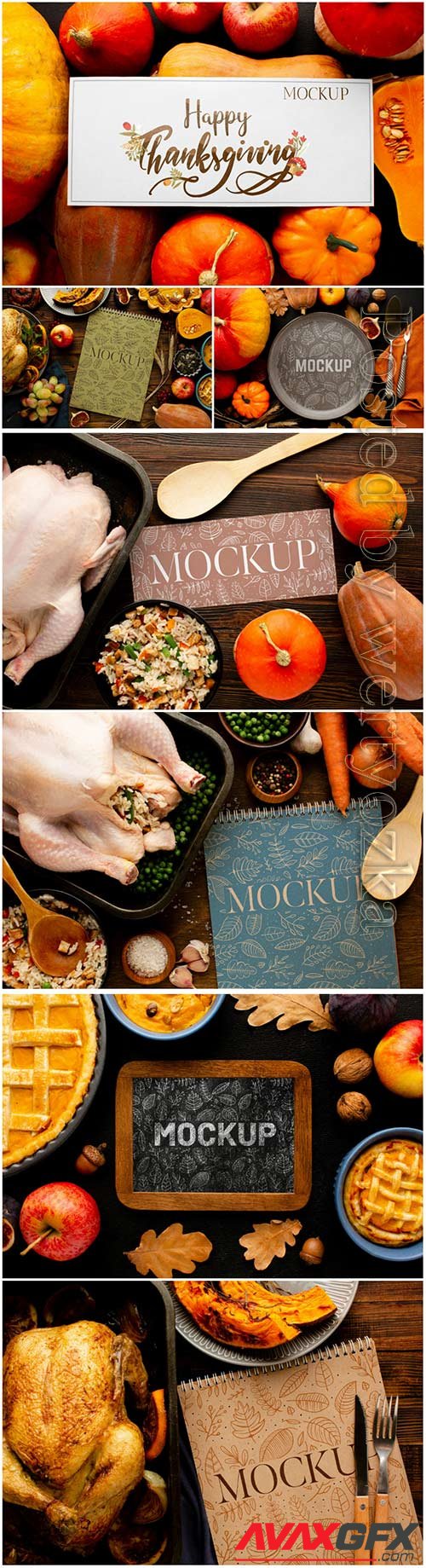 Thanksgiving delicious food arrangement