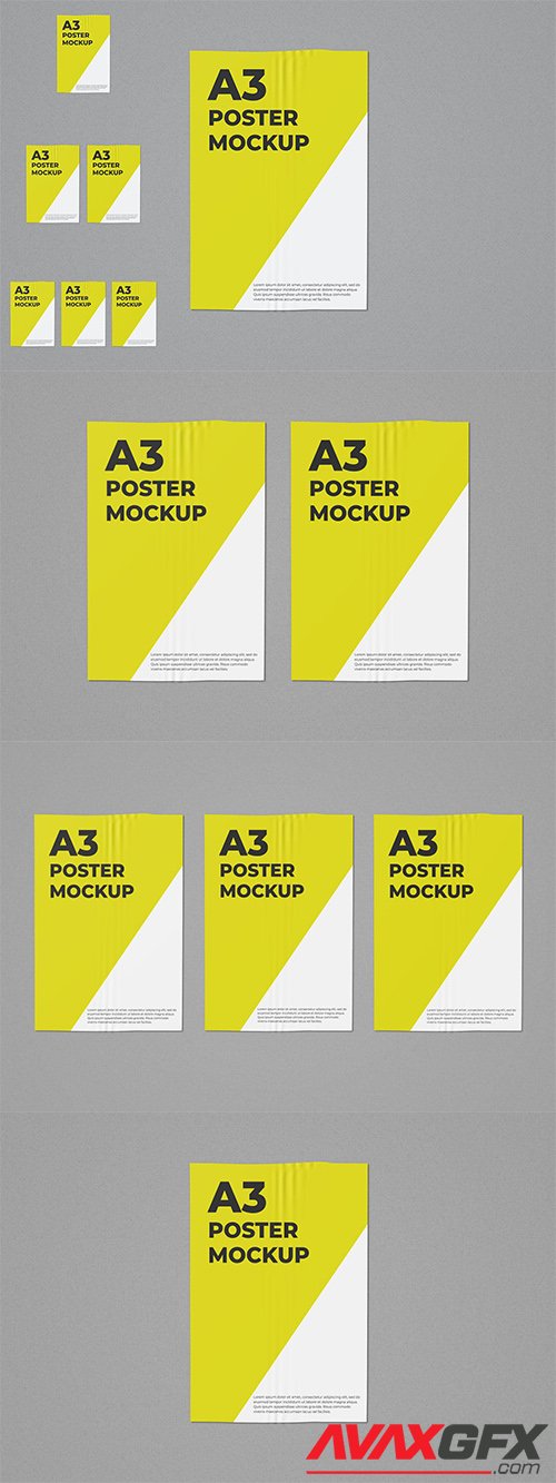 A3 Poster Mockup