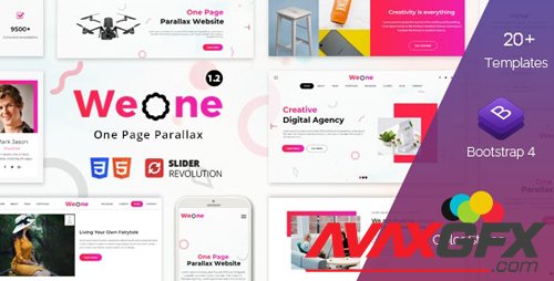 ThemeForest - Weone v1.2 - One Page Parallax HTML5 - 23106896