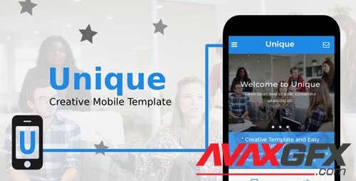 ThemeForest - Unique v1.0 - Creative Mobile Template - 20059939