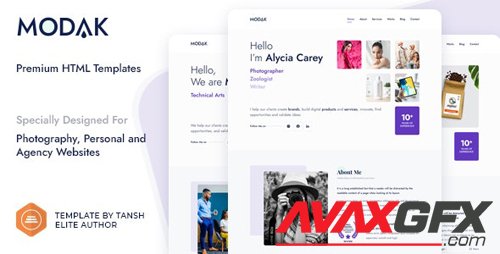 ThemeForest - Modak v1.0 - One Page HTML Template - 28926663