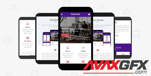 ThemeForest - Cleanest v1.0 - Mobile Template - 20224899