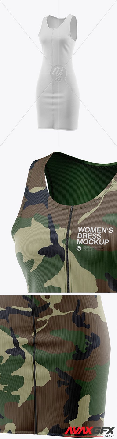 Women's Dress Mockup 62327