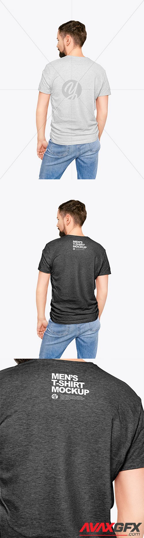 Man in a T-Shirt Mockup 60145