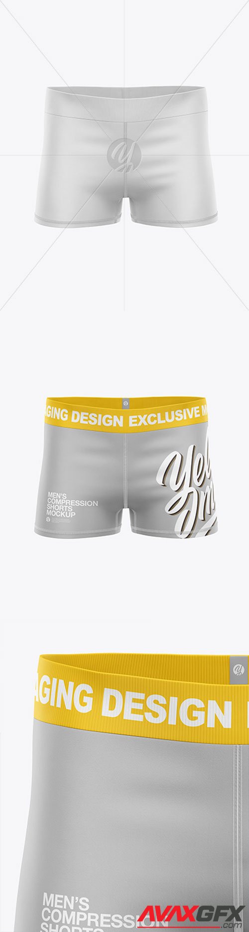 Men’s Compression Shorts Mockup 56053