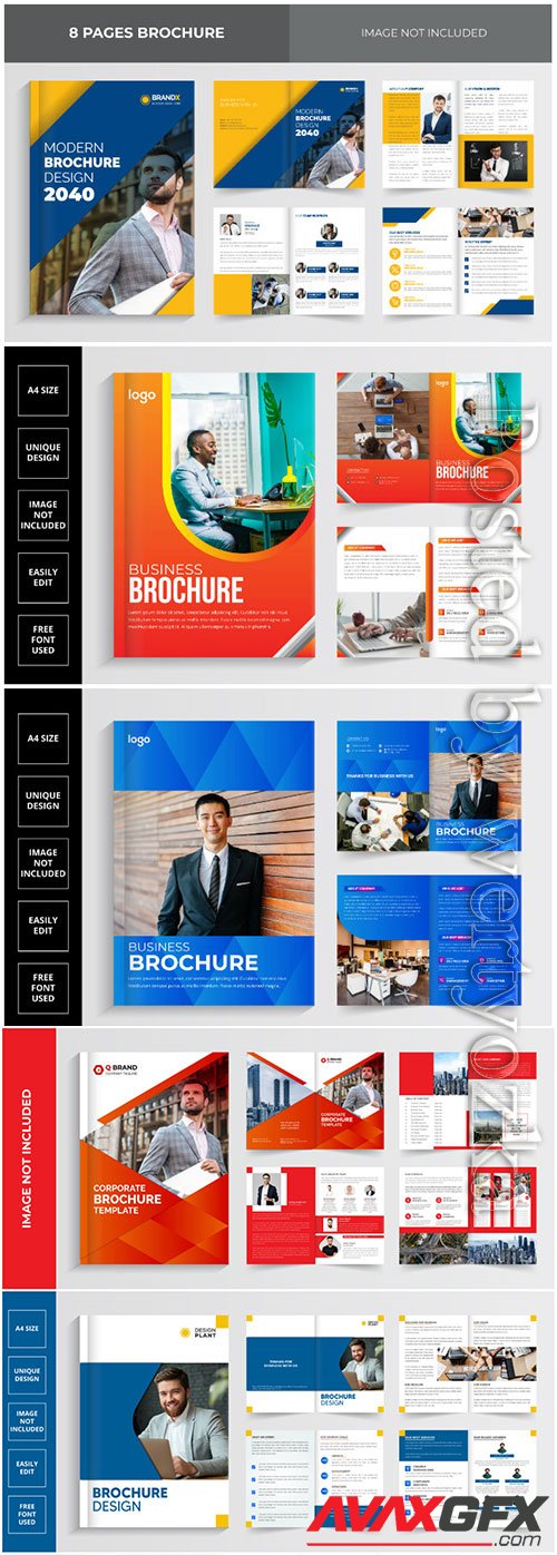 2021 business brochure design template