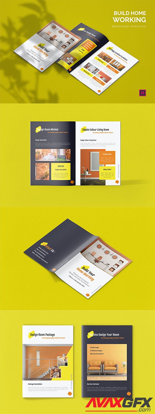 Build Home Working - Brochure Template