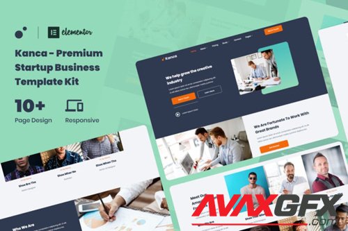 ThemeForest - Kanca v1.0 - Startup Business Consulting Elementor Template Kit - 28767605