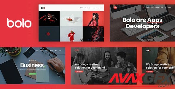 ThemeForest - Bolo v1.2.2 - One Page Creative Multipurpose Website Template - 25030305
