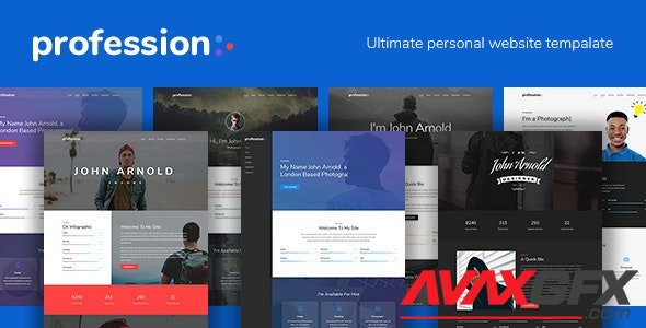 ThemeForest - Profession v1.1.2 - Personal Website Template - 20537803