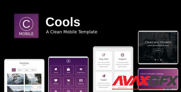 ThemeForest - Cools v1.0 - A Clean Mobile Template - 21353845