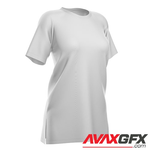 Baggy tshirt front mockup 45760